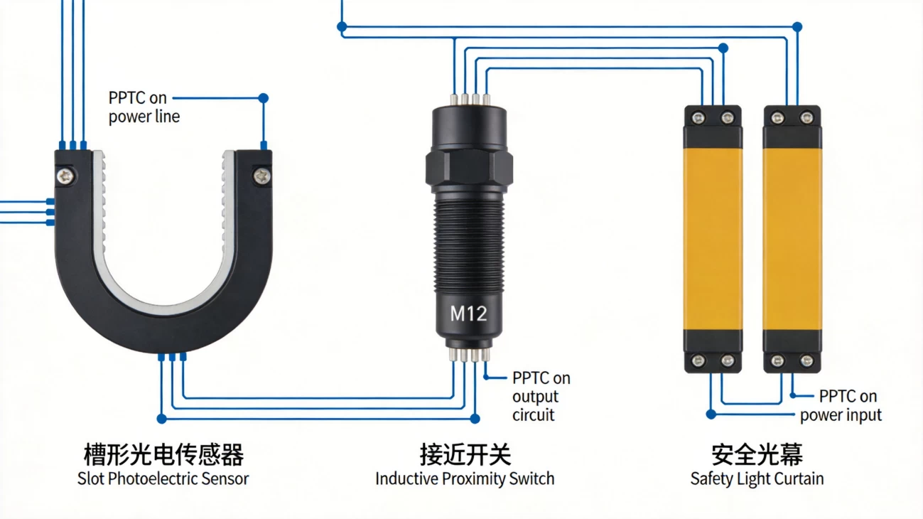 陆特自恢复保险丝在工业传感器中的保护设计方案__技术中心_第4张